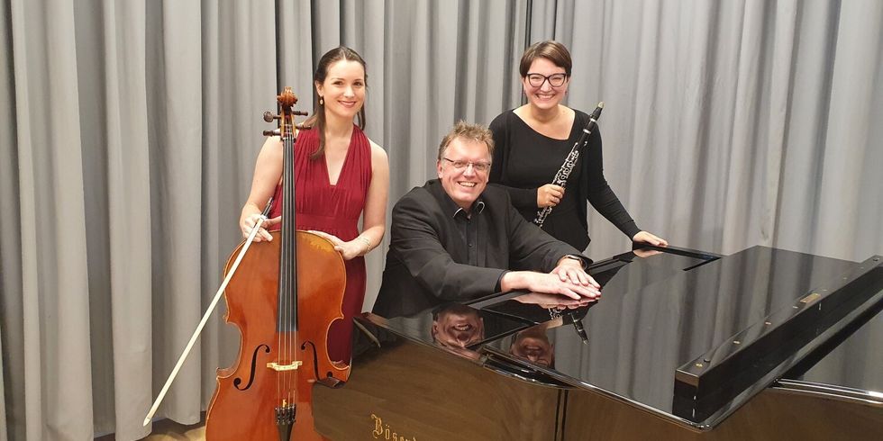 Das Trio spielt beim Schmargendorfer Kammerkonzert.
