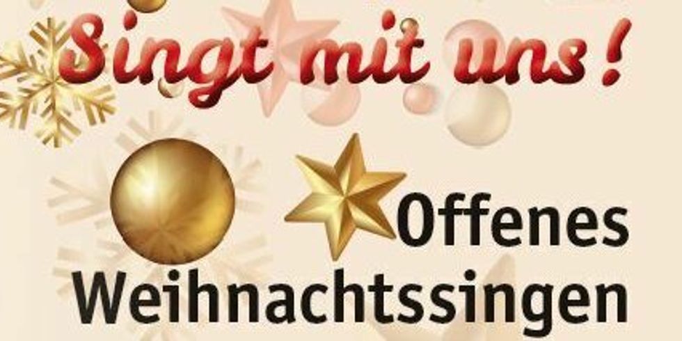 Kostenloses und gemeinsames Weihnachtssingen im Horst-Dohm-Eisstadion.