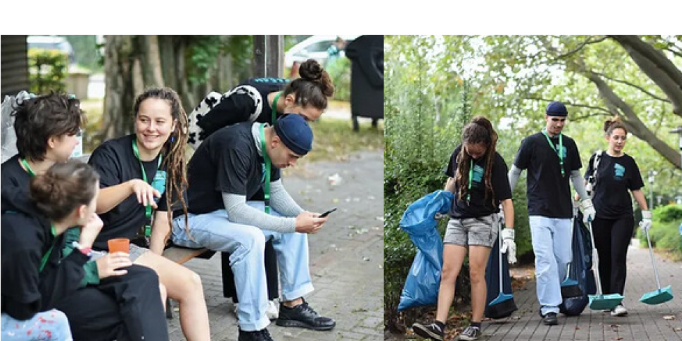 junge Menschen engagieren sich ehrenamtlich