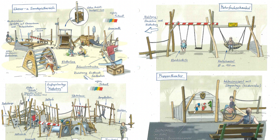 Bekommt eine neue Gestaltung: Der Spielplatz am Goslarer Platz.
