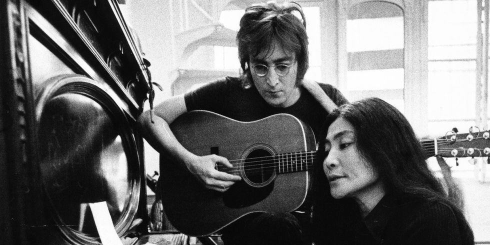 Yoko Onoand John Lennon in ONE TO ONE: JOHN & YOKO, a Magnolia Pictures release