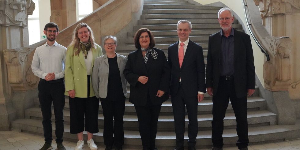 Rathaus Charlottenburg: BVV-Besuch von Vorstandsmitgliedern der Johannischen Kirche Berlin am 6. Juli 2026
