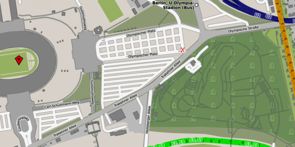 281. Kiezspaziergang: Treffpunkt Ecke Olympischer Platz und Trakehner Allee