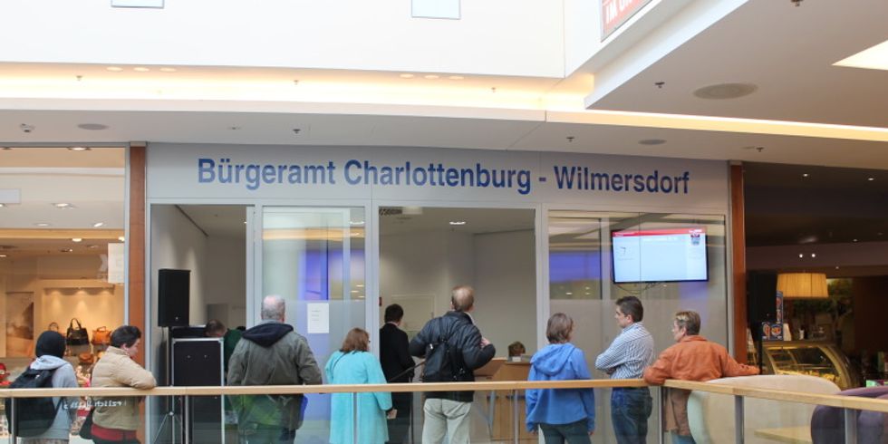 Das Bürgeramt an der Wilmersdorfer Straße.