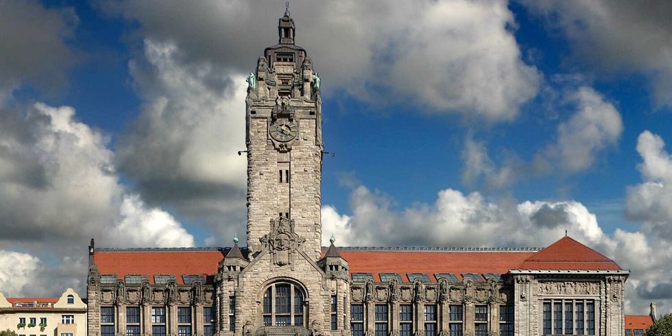Das Rathaus Charlottenburg.