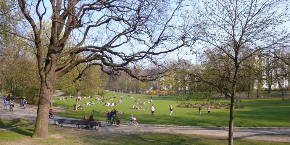 Volkspark Wilmersdorf an der Prinzregentenstraße, 29.3.2014