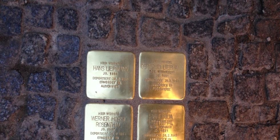 Stolpersteinverlegungen im November_quer