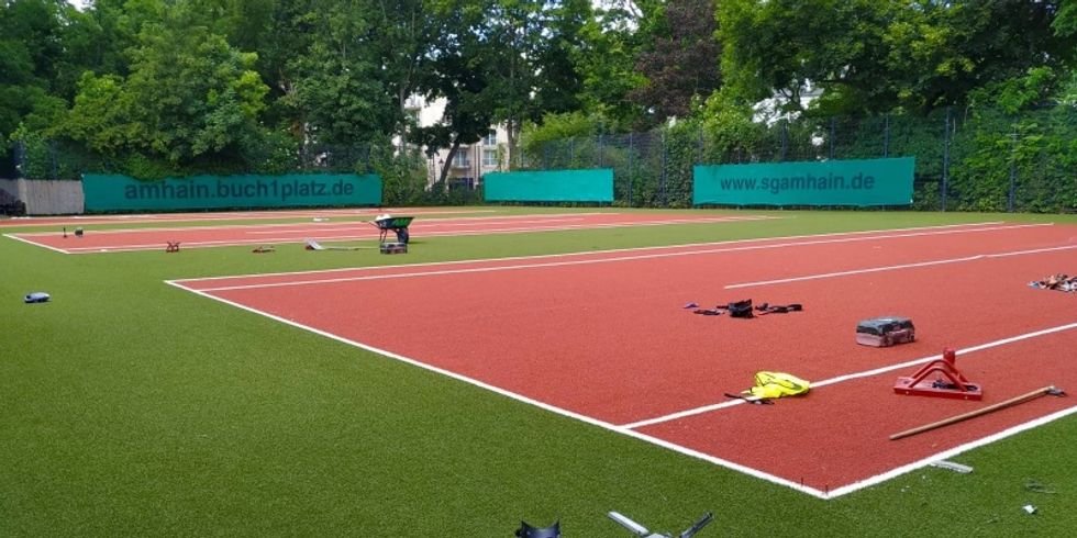 Sanierung der Tennisplätze im Volkspark Friedrichshain