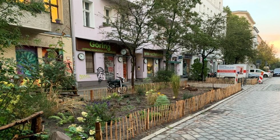 Entsiegelungen in der Graefestraße