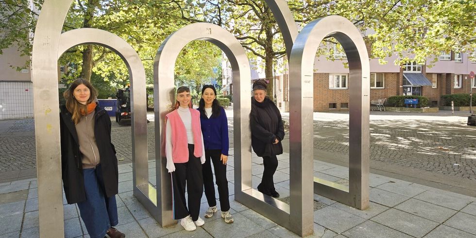 Cosima Speckhardt, Regionalkoordinatorin, Denia Rodriguez und Cristina Samper für Kreuzberg Ost und Emine Yilmaz für den Bereich Kreuzberg Süd