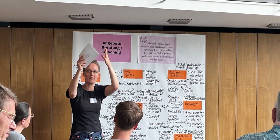 Beteiligungsworkshop zum Entwicklungsprojekt „Gut vertreten. Durch Repräsentanz und Neugründung zu mehr betrieblicher Mitbestimmung“