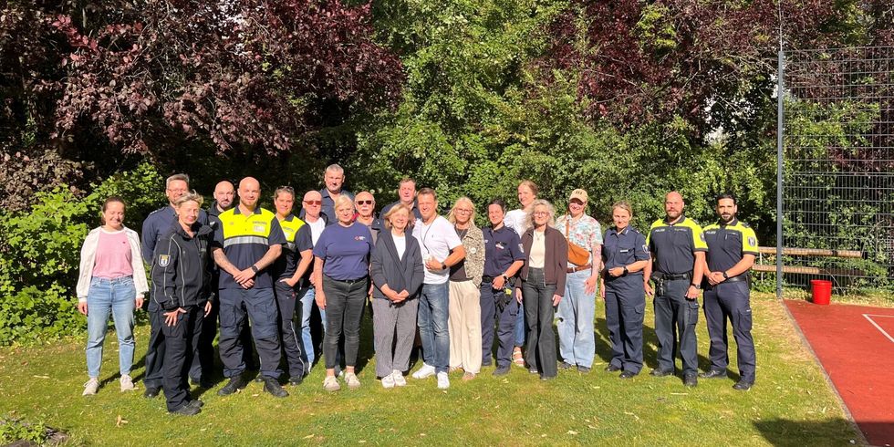Gruppenfoto des Aktionstags Fit für die Straße