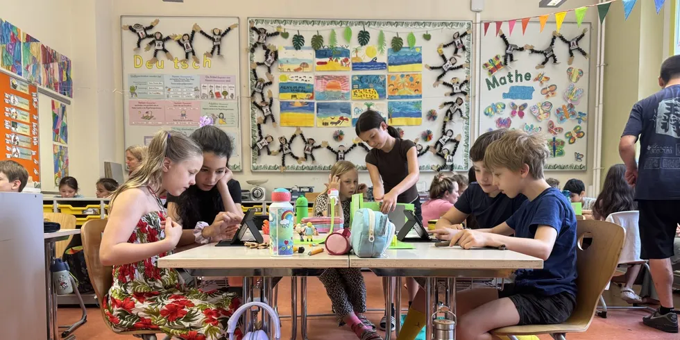 Blick ins Klassenzimmer beim MeMo-Workshop
