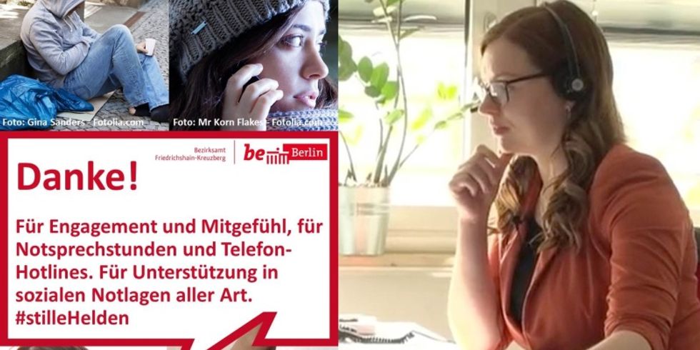 Danke! Für Engagement und Mitgefühl, für Notsprechstunden und Telefon-Hotlines. Für Unterstützung in sozialen Notalgen aller Art. # Stille Helden