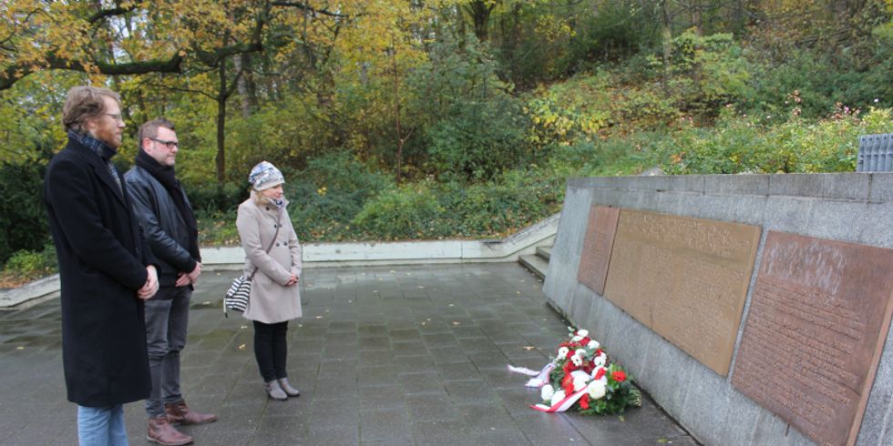 Gedenken am Nationalfeiertag der Republik Polen