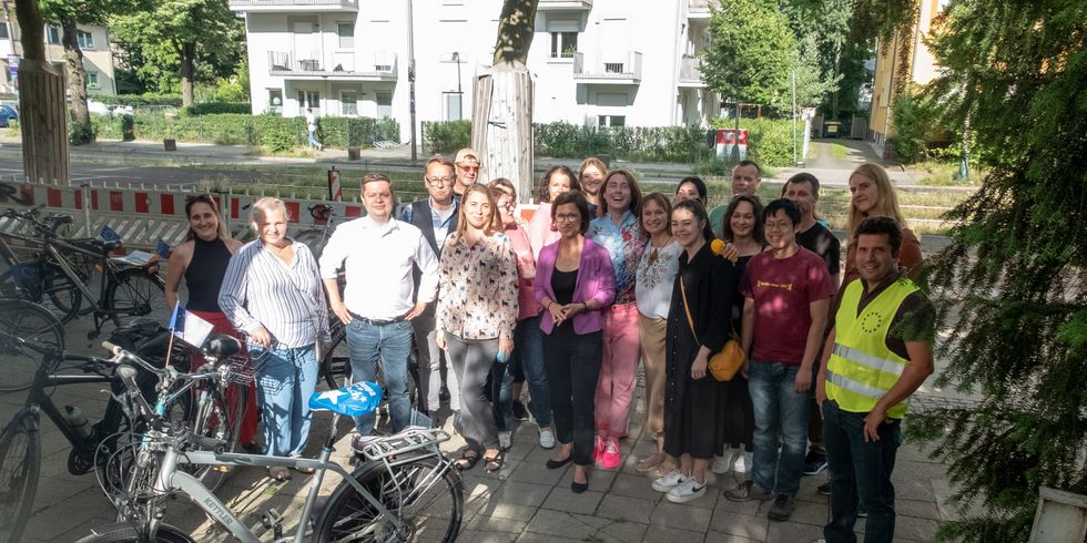 Mit dem Fahrrad auf den Spuren Europas in Lichtenberg