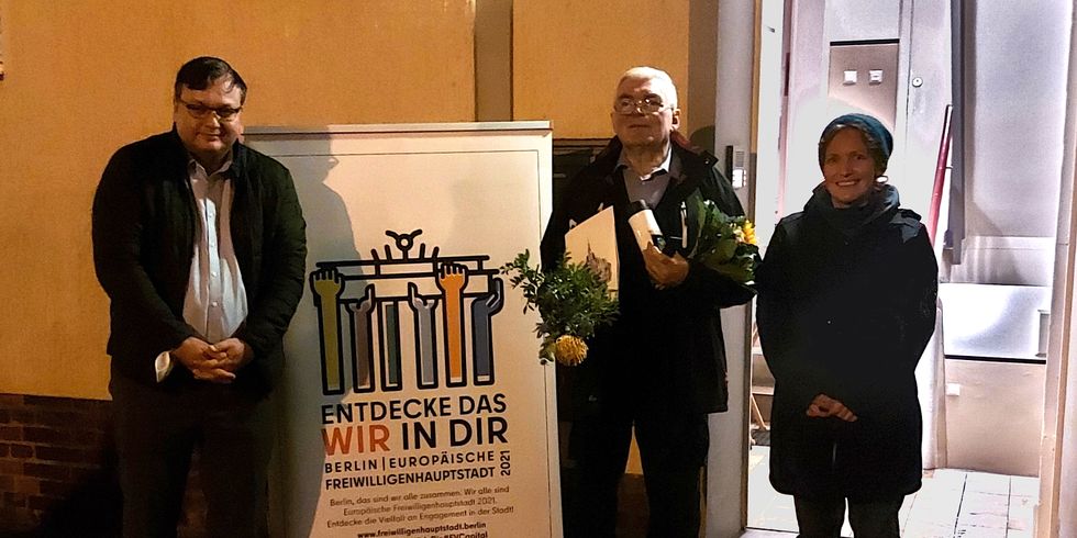 v.l.n.r. Michael Grunst, Richard Lachowski, Daniela Kaup Beauftragte für Menschen mit Behinderung