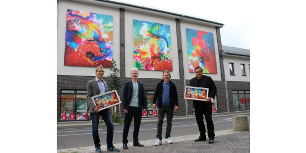 v.l. Harald Dittmar, Andreas Plank, Christian Awe, Michael Grunst