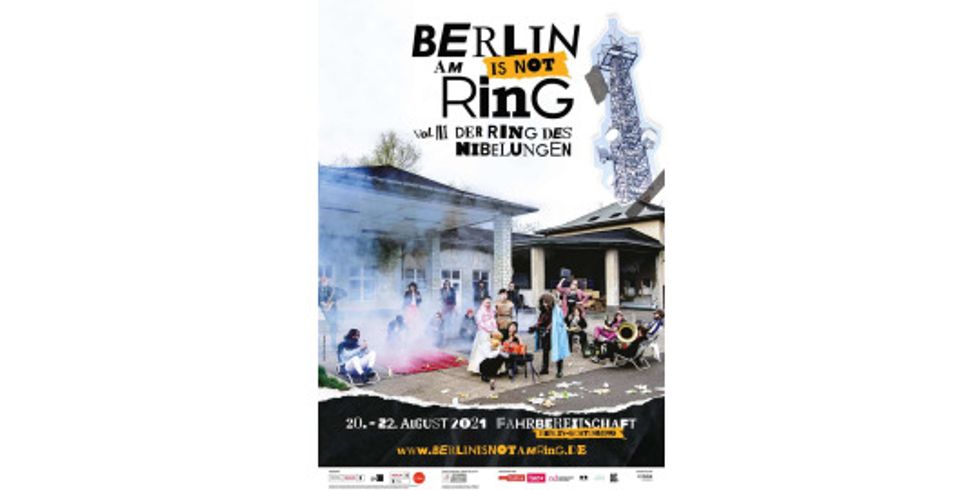 Plakat BERLIN is not AM RING