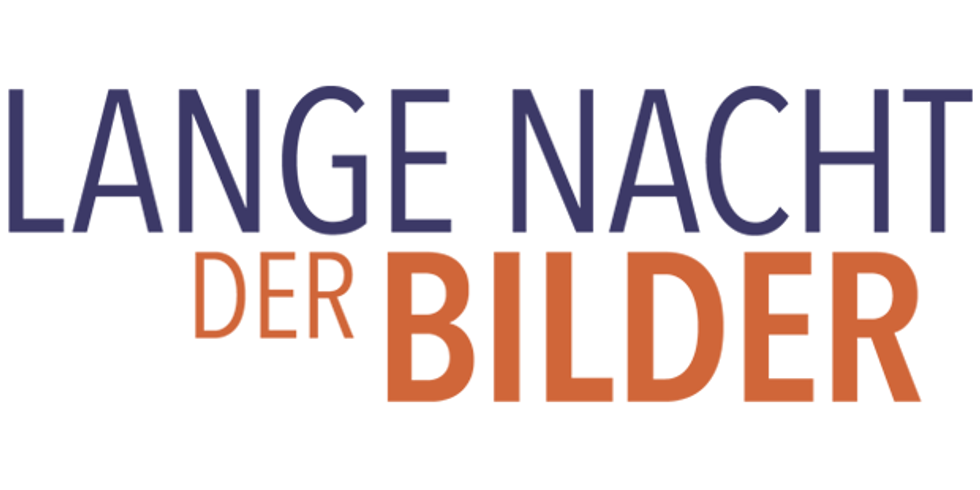 Schriftzug Lange Nacht der Bilder
