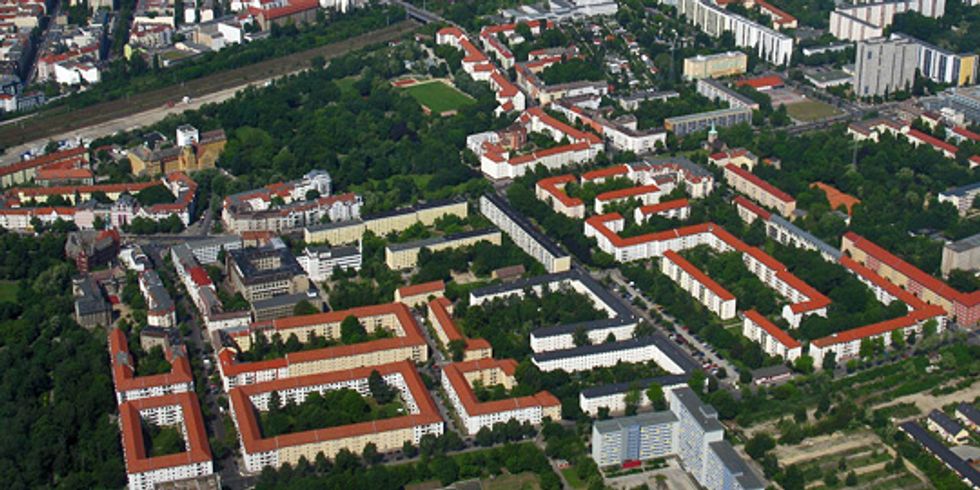 Bereichsentwicklungsplanung Luftaufnahme Lichtenberg