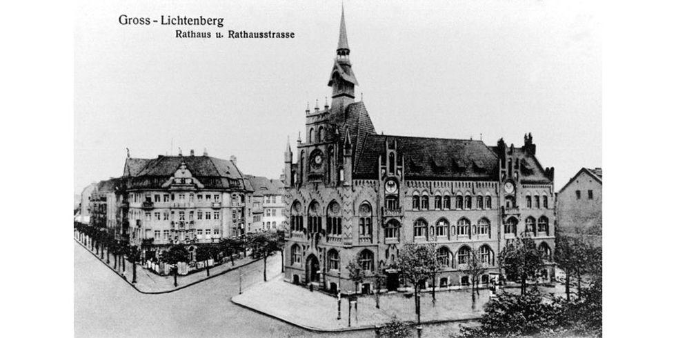 Rathaus Lichtenberg ca. 1900