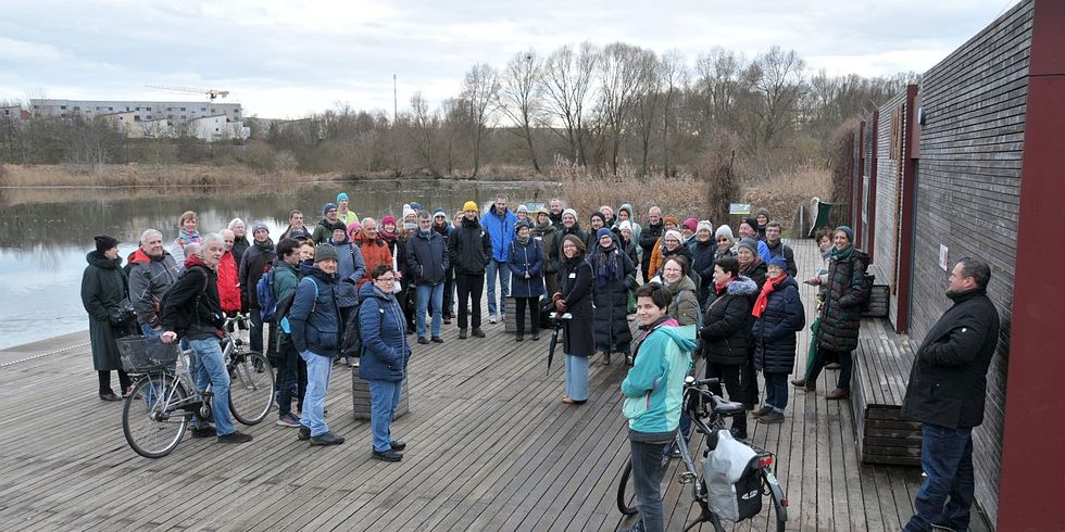 Informationsspaziergang 'Klimaresiliente Weiterentwicklung des Kienbergparks' - Beginn am Umweltbildungszentrum Kienberg