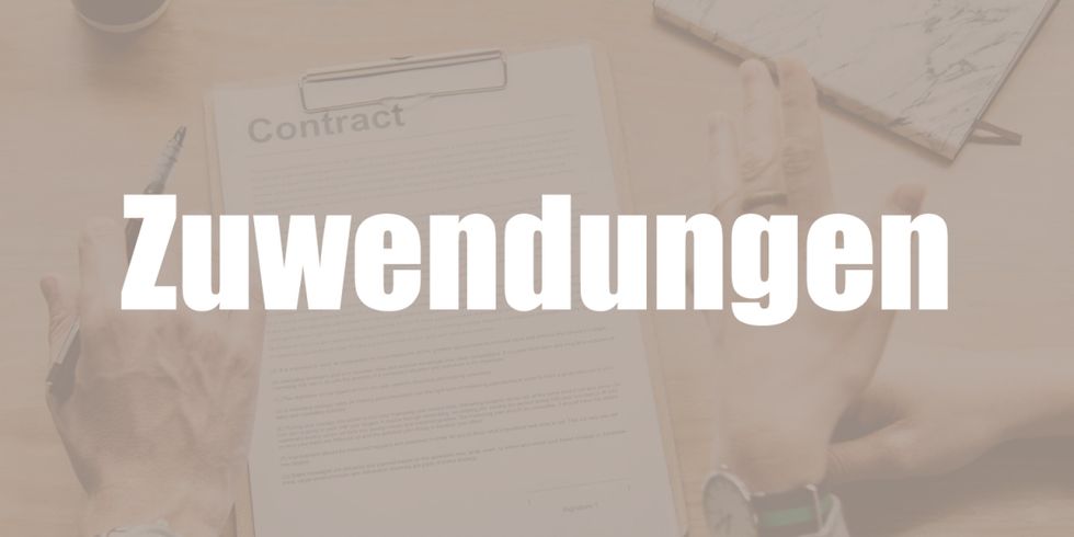 Zuwendungen