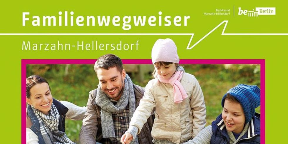 Cover des Familienwegweisers Marzahn-Hellersdorf 2020/21