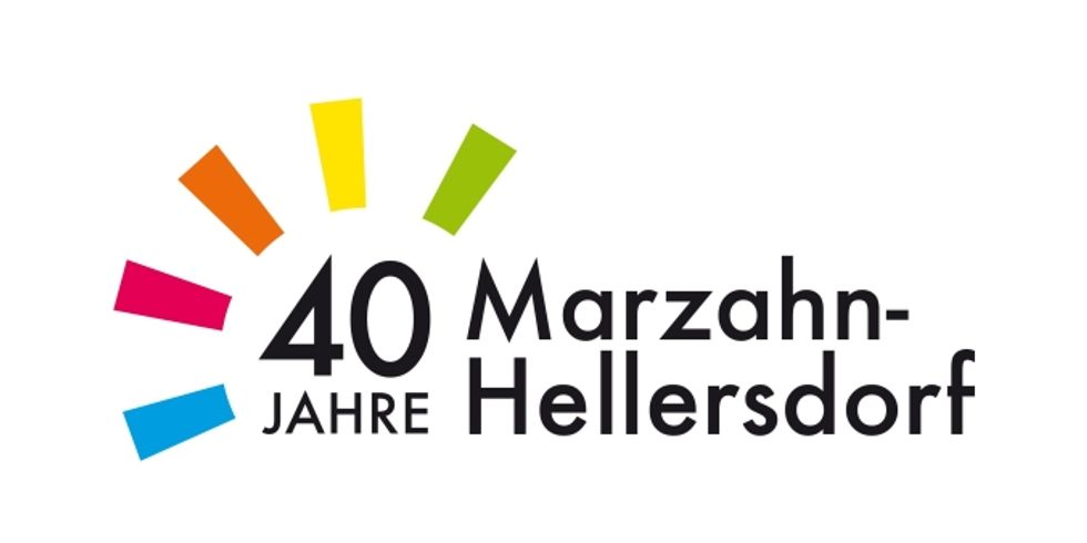 Logo "40 Jahre - Wir feiern Marzahn-Hellersdorf"