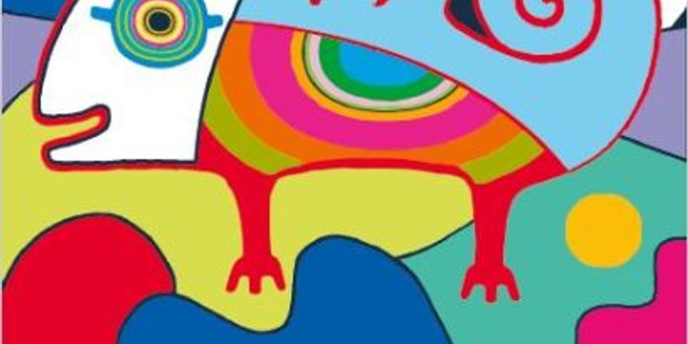 Plakat der Ausstellung "Im Wandel" der 24. Kunstwerkstätten Marzahn-Hellersdorf
