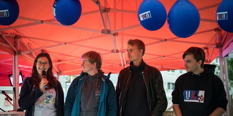 Die KJP-PowerGroup hat den Kinder- und Jugendentscheid ins Leben gerufen (v.l.n.r.: Maya Richter, Tom Heine, Laurenz Terl und Jeremy Jarsetz)