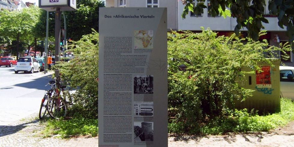 Gedenktafel Das-Afrikanische-Viertel