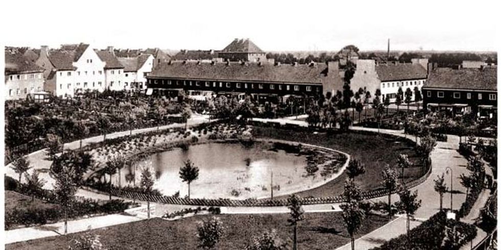 Historisches Bild der Krugpfuhlsiedlung