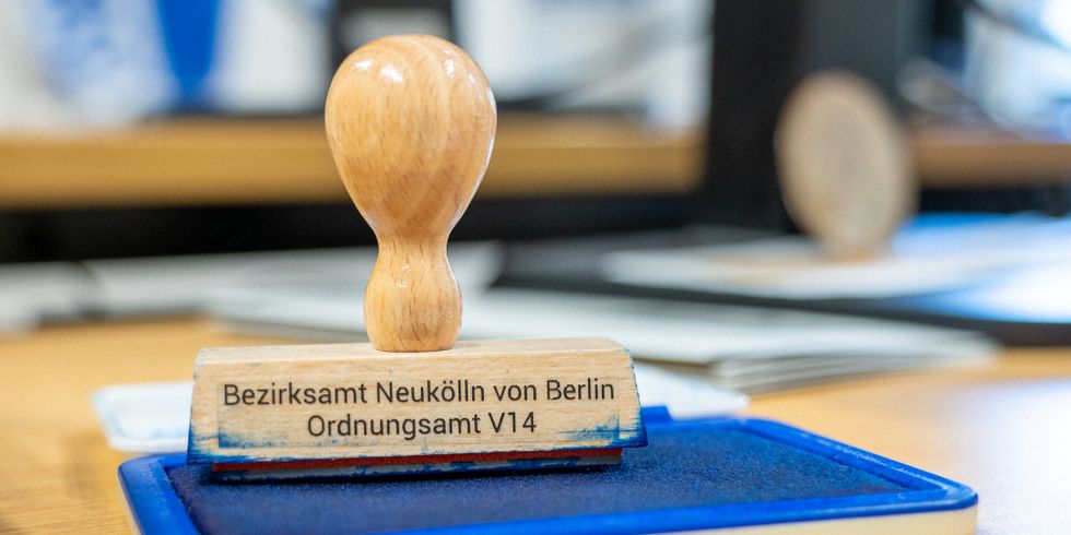 Amtsstempel Bezirksamt Neukölln