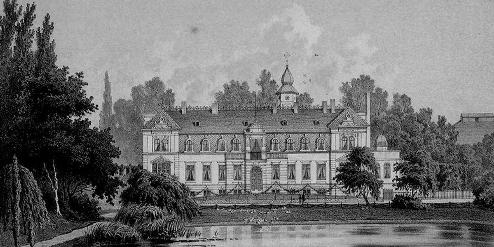 Frontansicht Schloss Britz