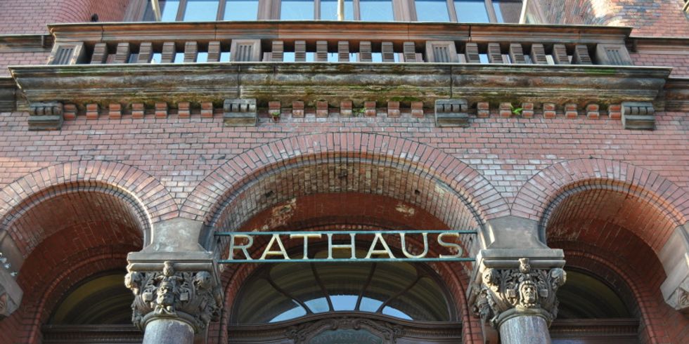 Rathaus Pankow - Eingang