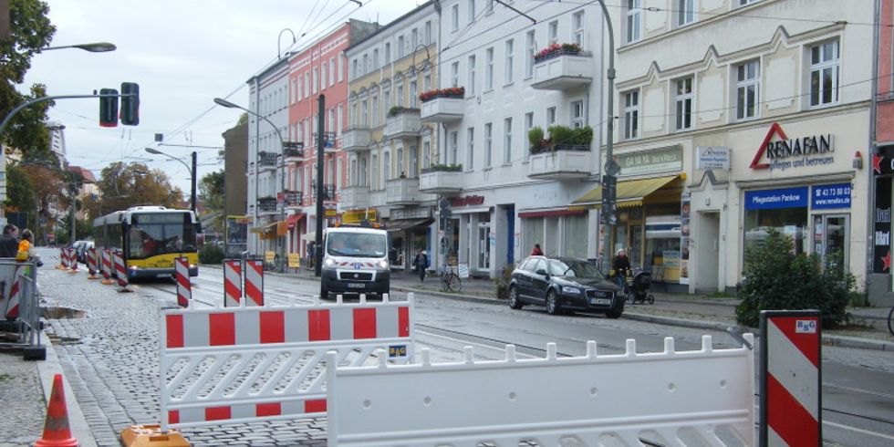 Absperrung Baustelle