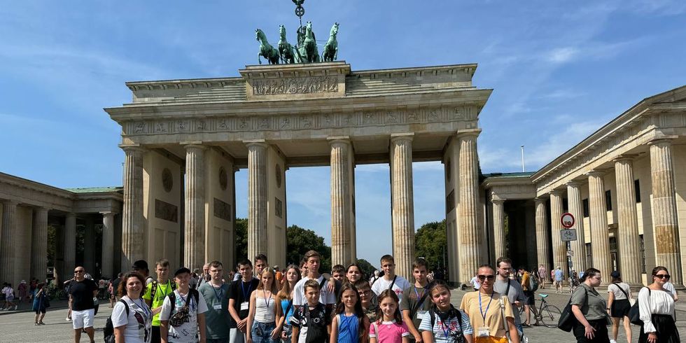 Kinderferiencamp vor dem Brandenburger Tor