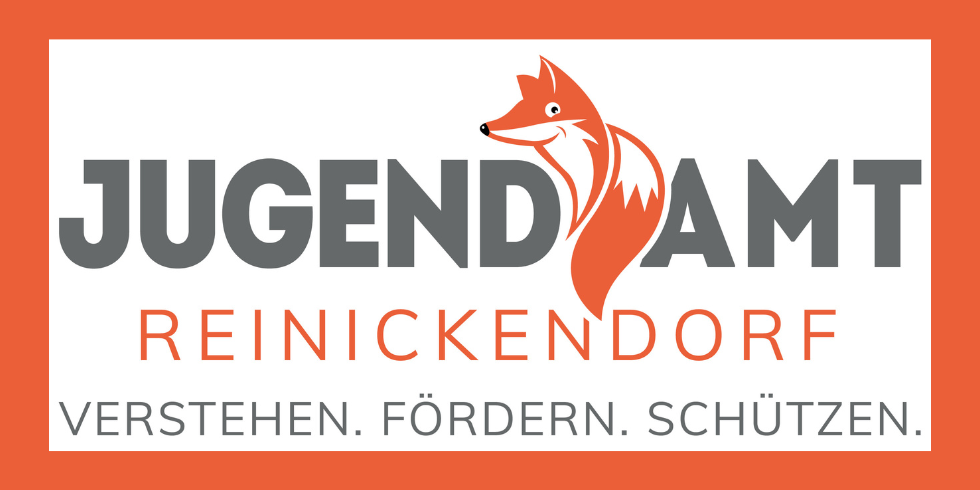 Format Opener Jugendamt Reinickendorf Weiß auf Orange