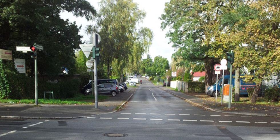Straßenansicht des Weinmeisterhornweges
