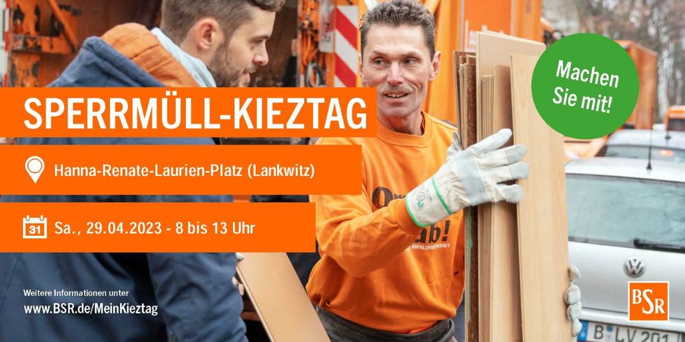BSR-Kieztag am 29.04.2023 auf dem Hanna-Renate-Laurien-Platz