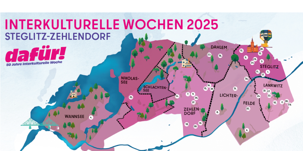 Karte mit Veranstaltungsorten