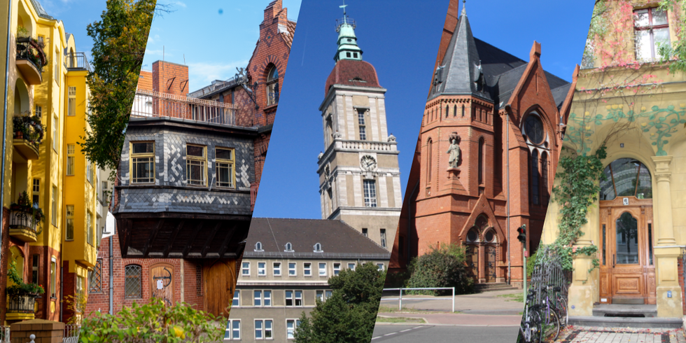 Collage von Friedenauer Orten