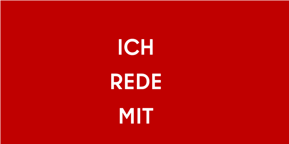 ich rede mit