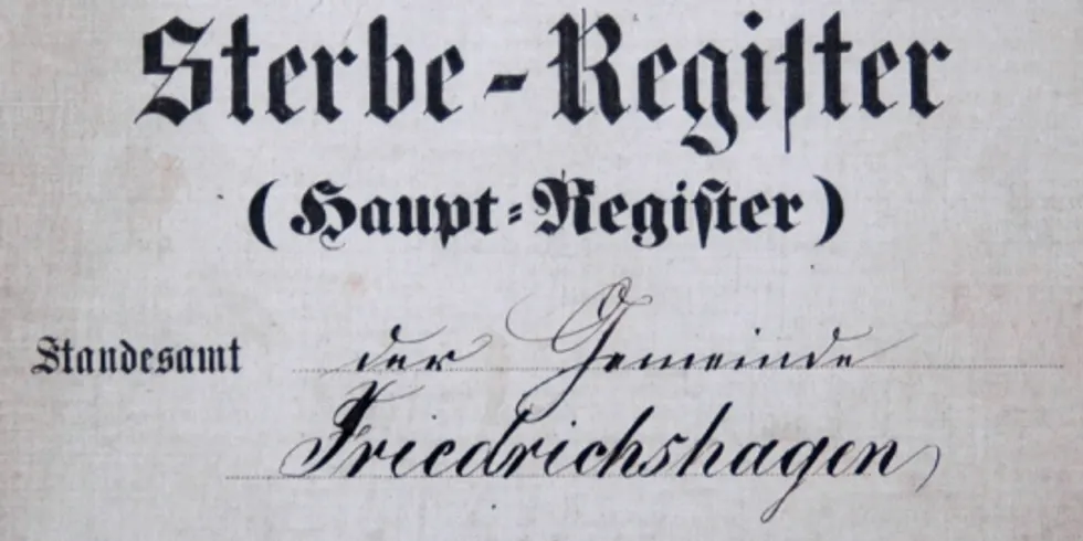 Sterbebuchabteilung