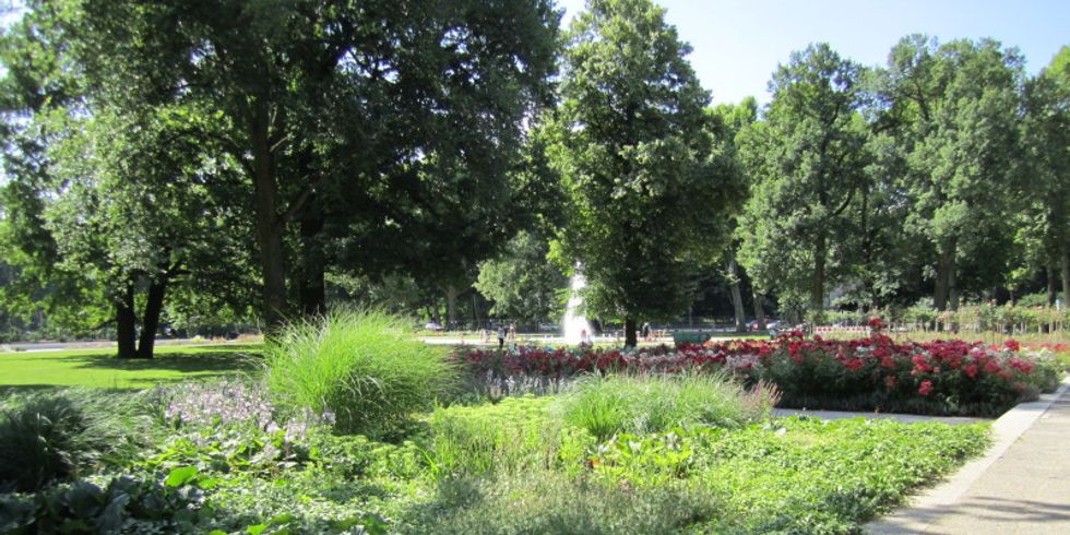 Rosengarten im Treptower Park - Pergola