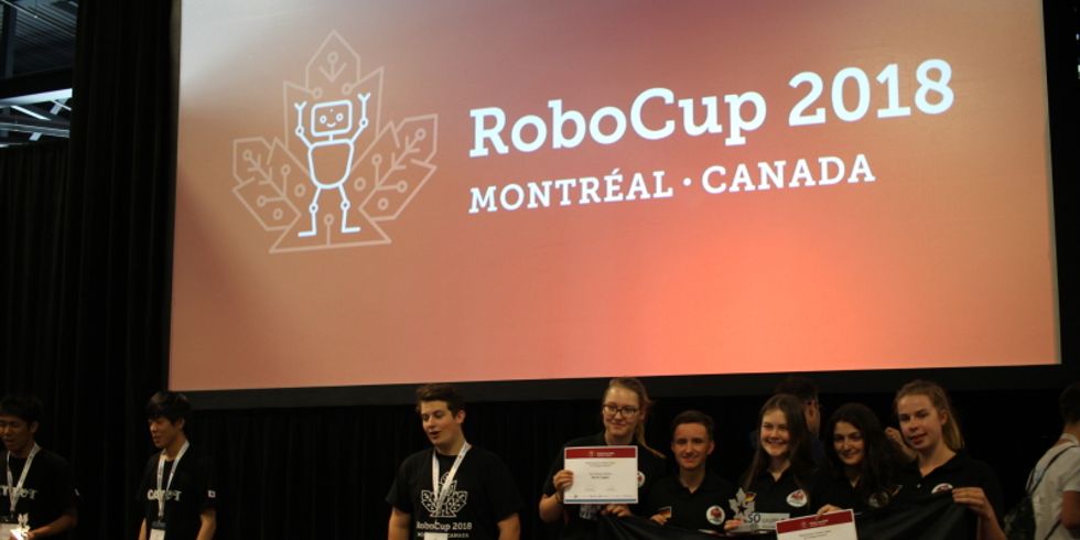 Preisverleihung RoboCup