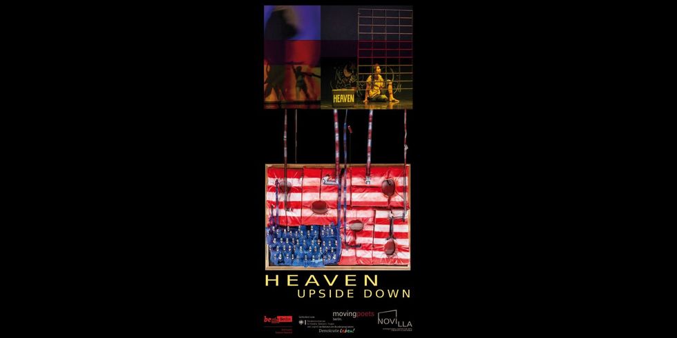 Flyer HEAVEN UPSIDE DOWN - Vorderseite