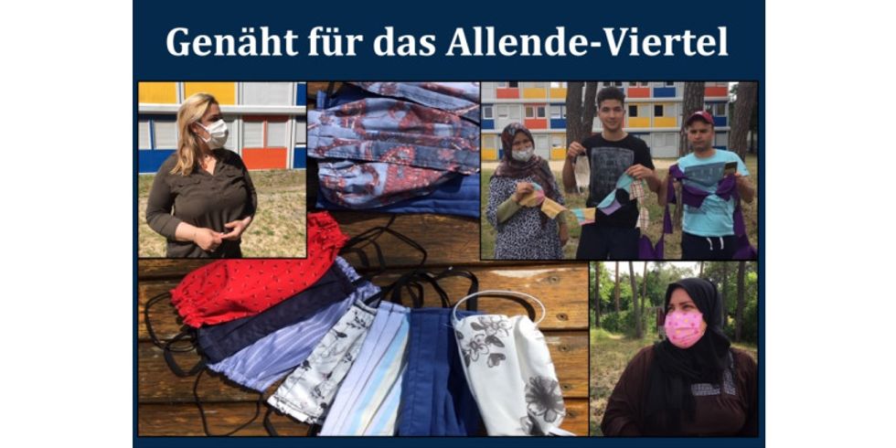 Collage zum Pablo-Masken-Projekt